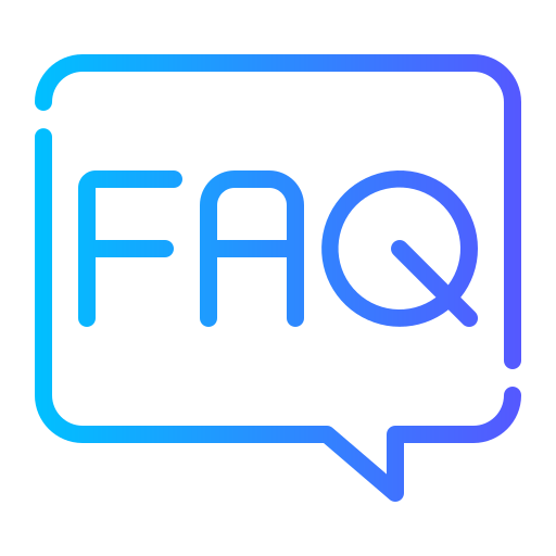 Question mark icon representing FAQ automation